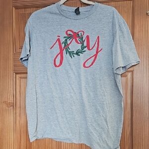 Gray Joy Graphic T-Shirt